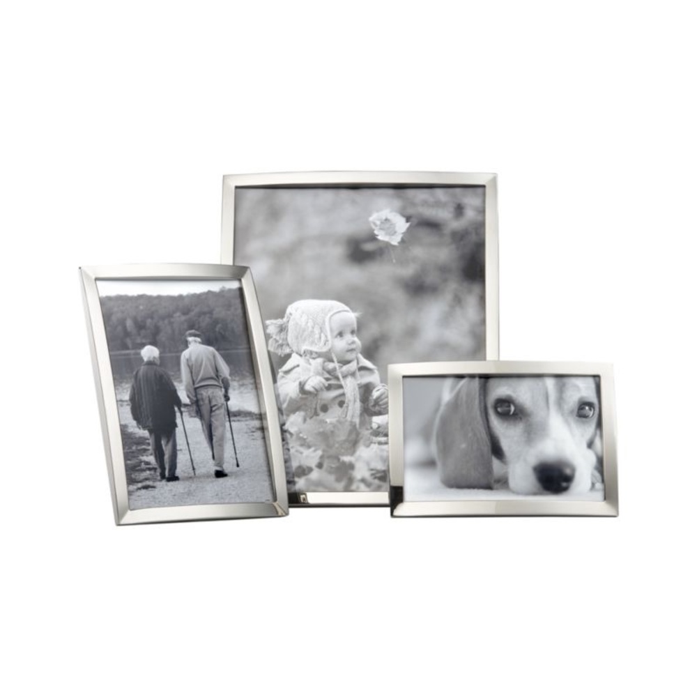 Crate&Barrel Eliza Silver Picture Frame 4x6